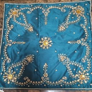 Beaded Decorative Pillow Cover NWOT